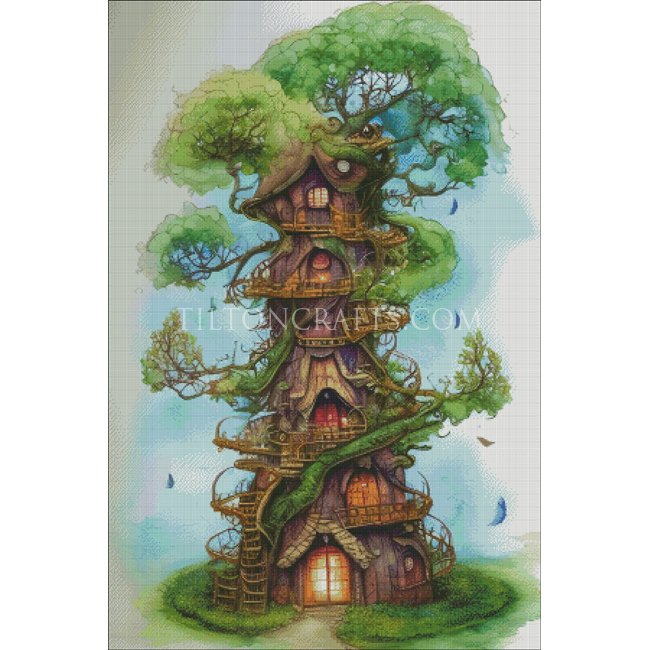 Tree House : r/drawing