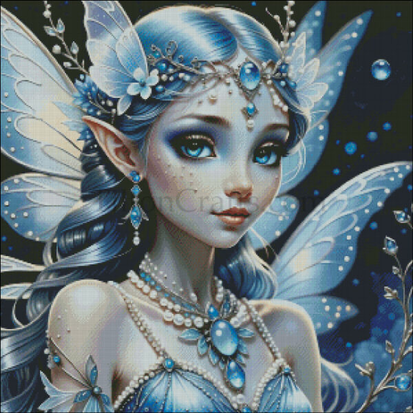 Gemstone Fairy - Blue Chalcedony