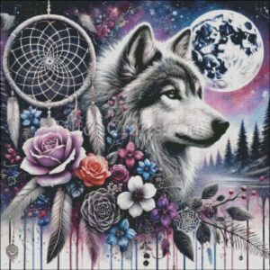 Wolf Dreamcatcher