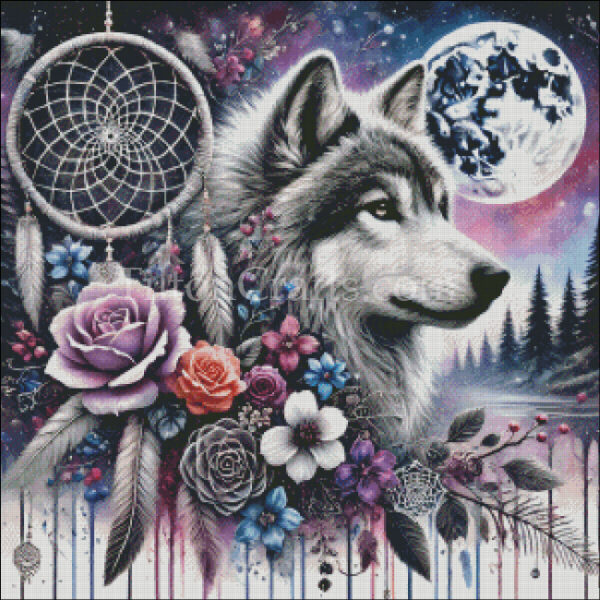 Wolf Dreamcatcher