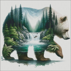 Silhouette Boho Bear