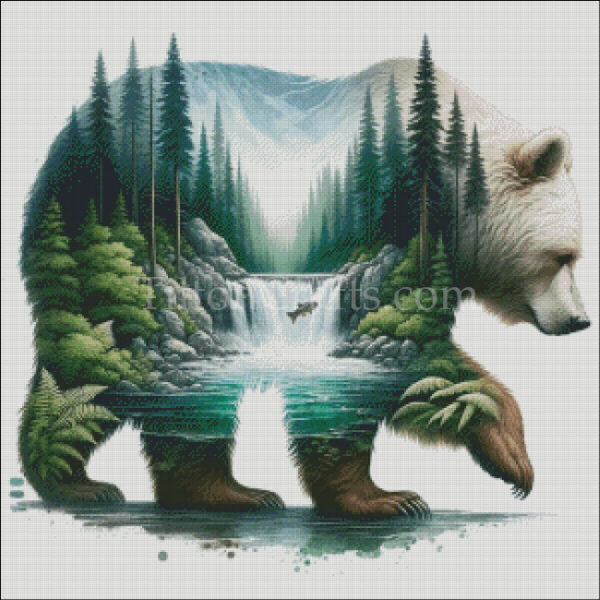 Silhouette Boho Bear