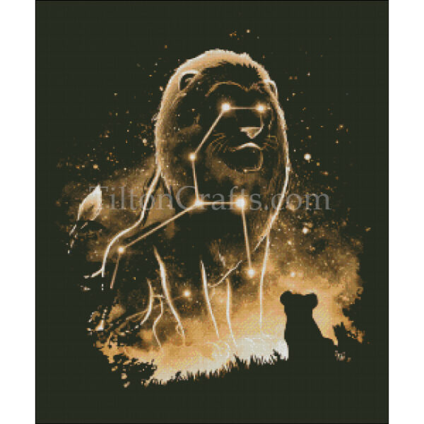 Silhouettes - Mufasa and Simba (Limited Edition)