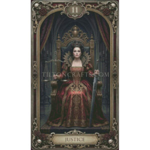 Crimson Requiem Tarot - 11 Justice