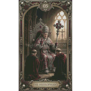 Crimson Requiem Tarot - 05 The Hierophant
