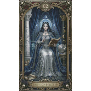 Crimson Requiem Tarot - 02 The High Priestess