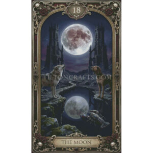 Crimson Requiem Tarot - 18 The Moon