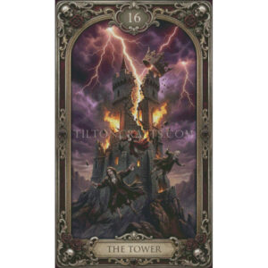 Crimson Requiem Tarot - 16 The Tower