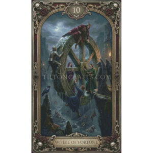 Crimson Requiem Tarot - 10 Wheel of Fortune