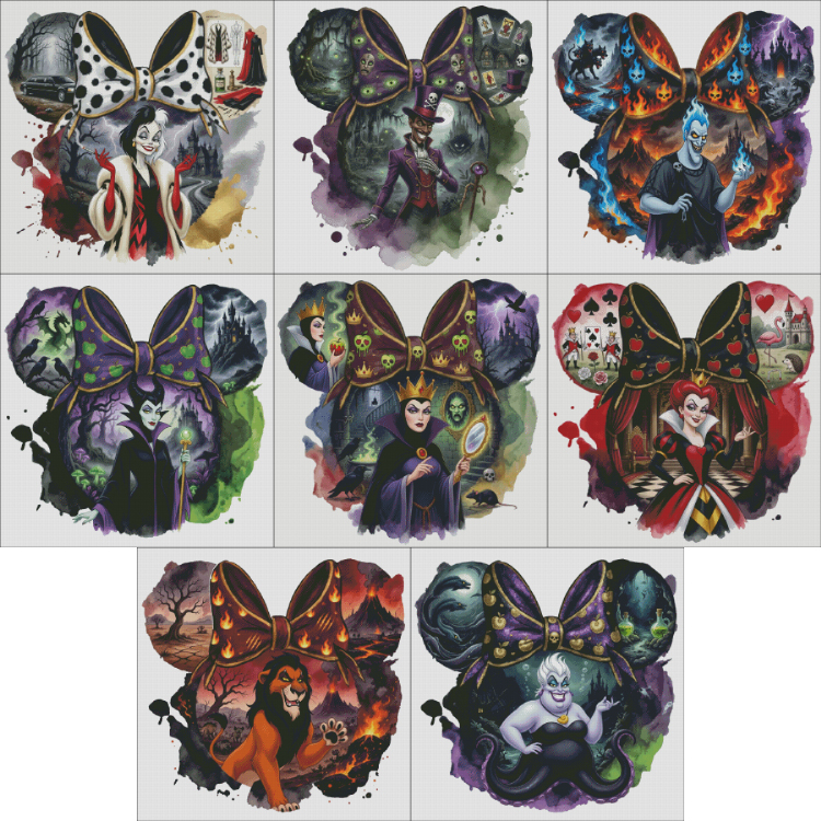 Villain Collection - 8 Chart Package (Limited Edition)