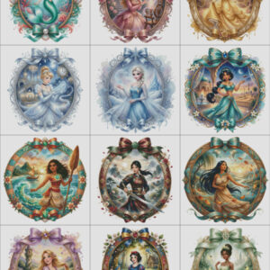 Princess Portrait Collection I - 12 Chart Package (Limited Edition)