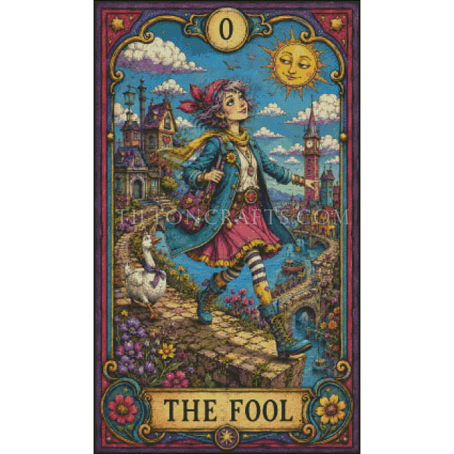 Crooked Bloom Tarot - 00 The Fool