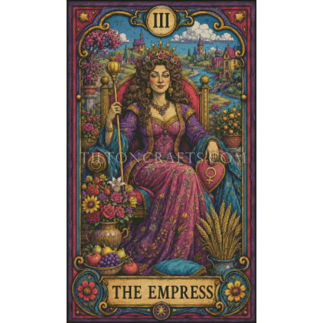 Crooked Bloom Tarot - 03 Empress