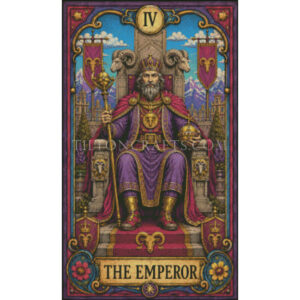 Crooked Bloom Tarot - 04 Emperor