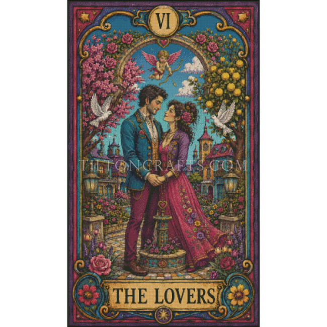 Crooked Bloom Tarot - 06 The Lovers