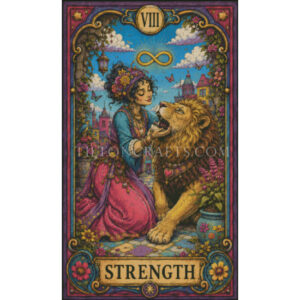 Crooked Bloom Tarot - 08 Strength