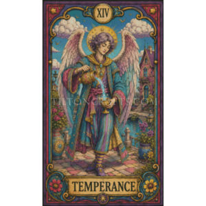 Crooked Bloom Tarot - 14 Temperance