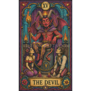 Crooked Bloom Tarot - 15 The Devil