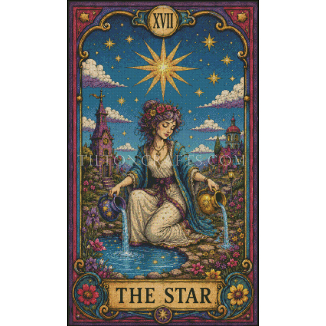 Crooked Bloom Tarot - 17 The Star
