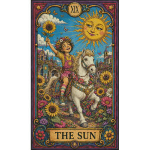 Crooked Bloom Tarot - 19 The Sun