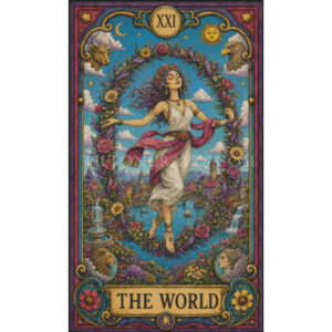Crooked Bloom Tarot - 21 The World