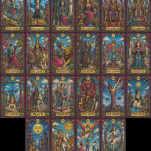 Crooked Bloom Tarot - All 22 Charts