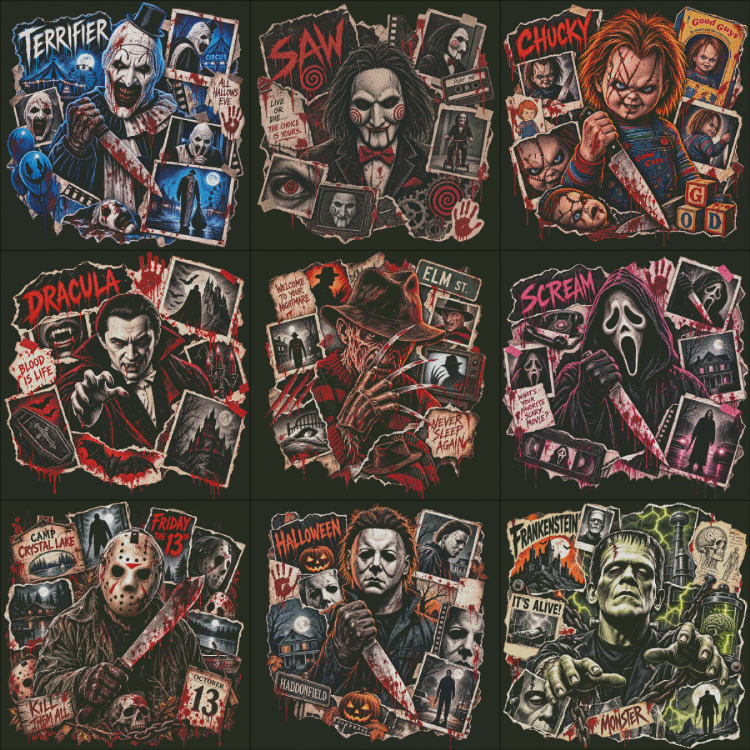 Horror Legends - ALL 9 Charts Package